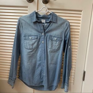 J. Crew Denim Button Up